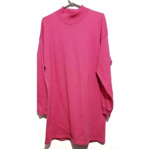 vintage wrangler pink sweater dress
